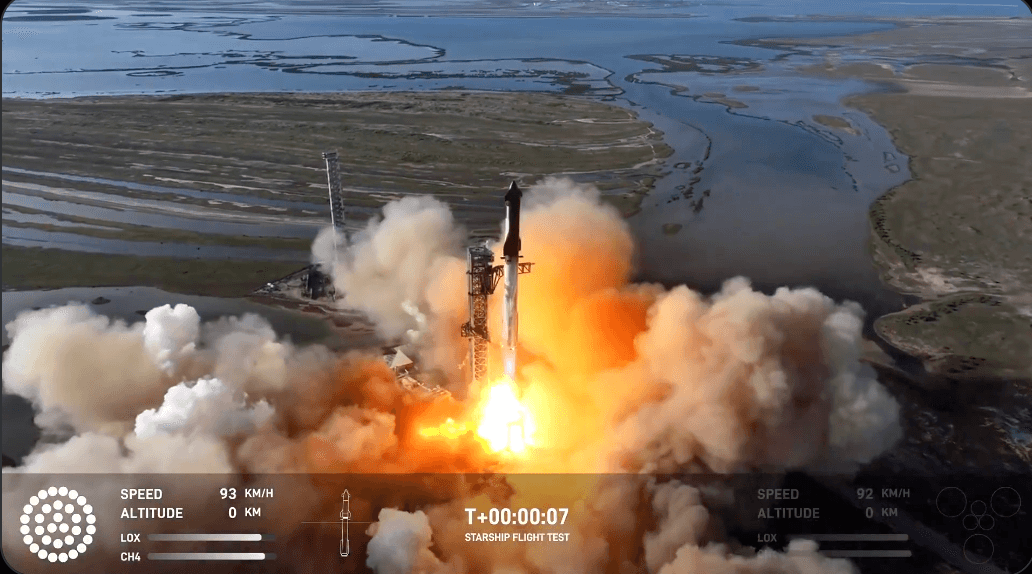 SpaceX Launches Starship’s Sixth Flight Test From Boca Chica, Texas